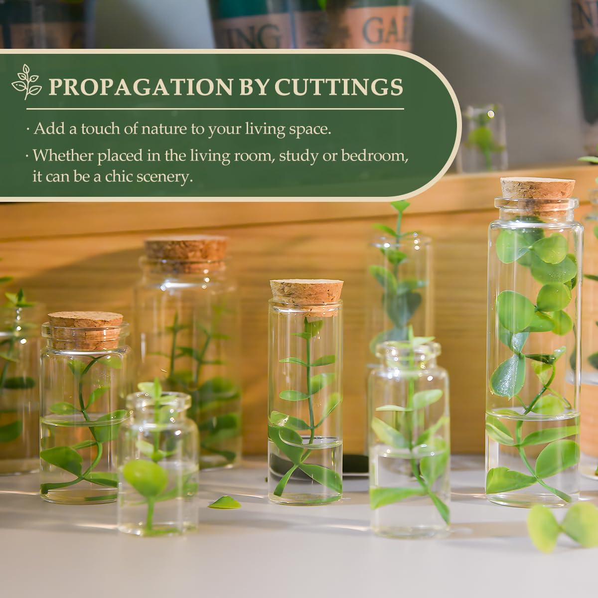 160-Pack 0.17 (5 ml) Glass Bottles & Test Tubes with Cork Stoppers – for Spell Jars, Spice Storage, DIY Favors, Travel Memories, Plant Propagation – Empty Recyclable Containers for Crafts, Kitchen