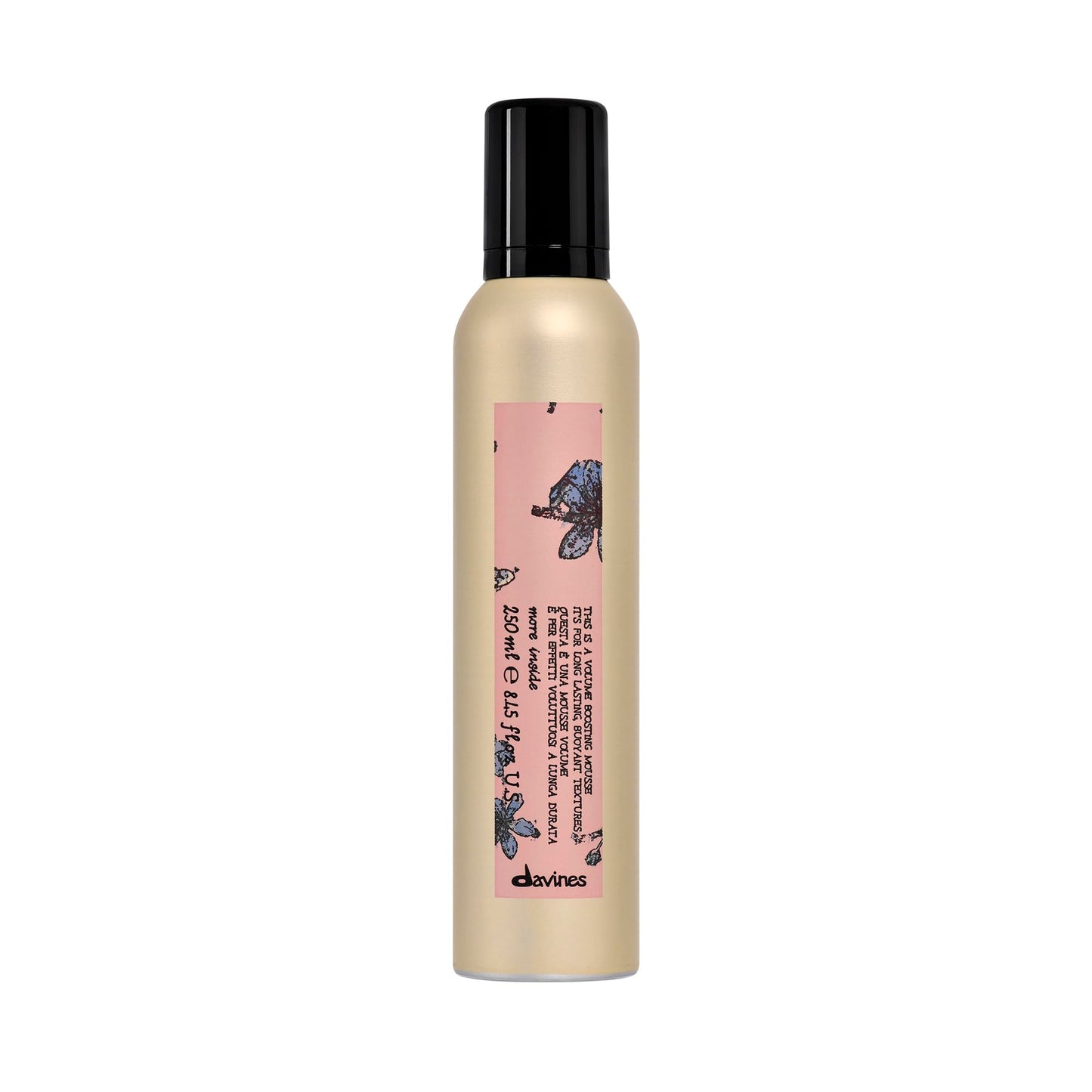 Davines This Is A Volume Boosting Mousse, Add Natural Looking And Airy Volume And Body, For All Hair Types, 8.4 OZ