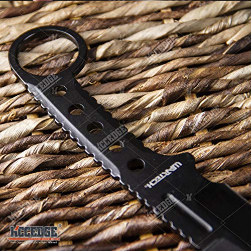 Gerber Vista 3.0 Serrated Edge Full Tang Fixed Blade Knife with Kydex Sheath - Hunting, Camping, Survival & Tactical Gear...