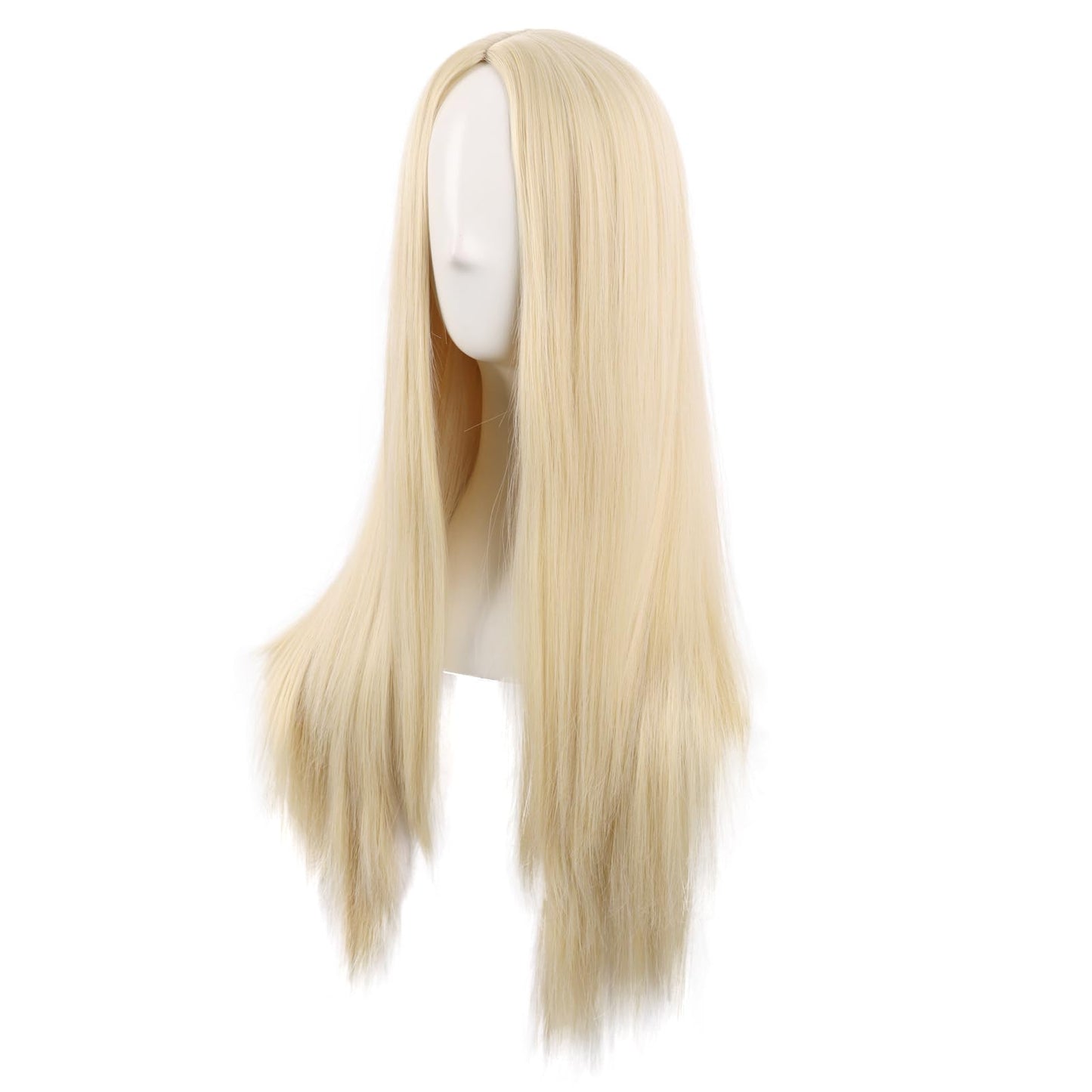 MapofBeauty 28 Inch/70 cm Women Special Long Straight Synthetic Wig (Mixed Blonde)