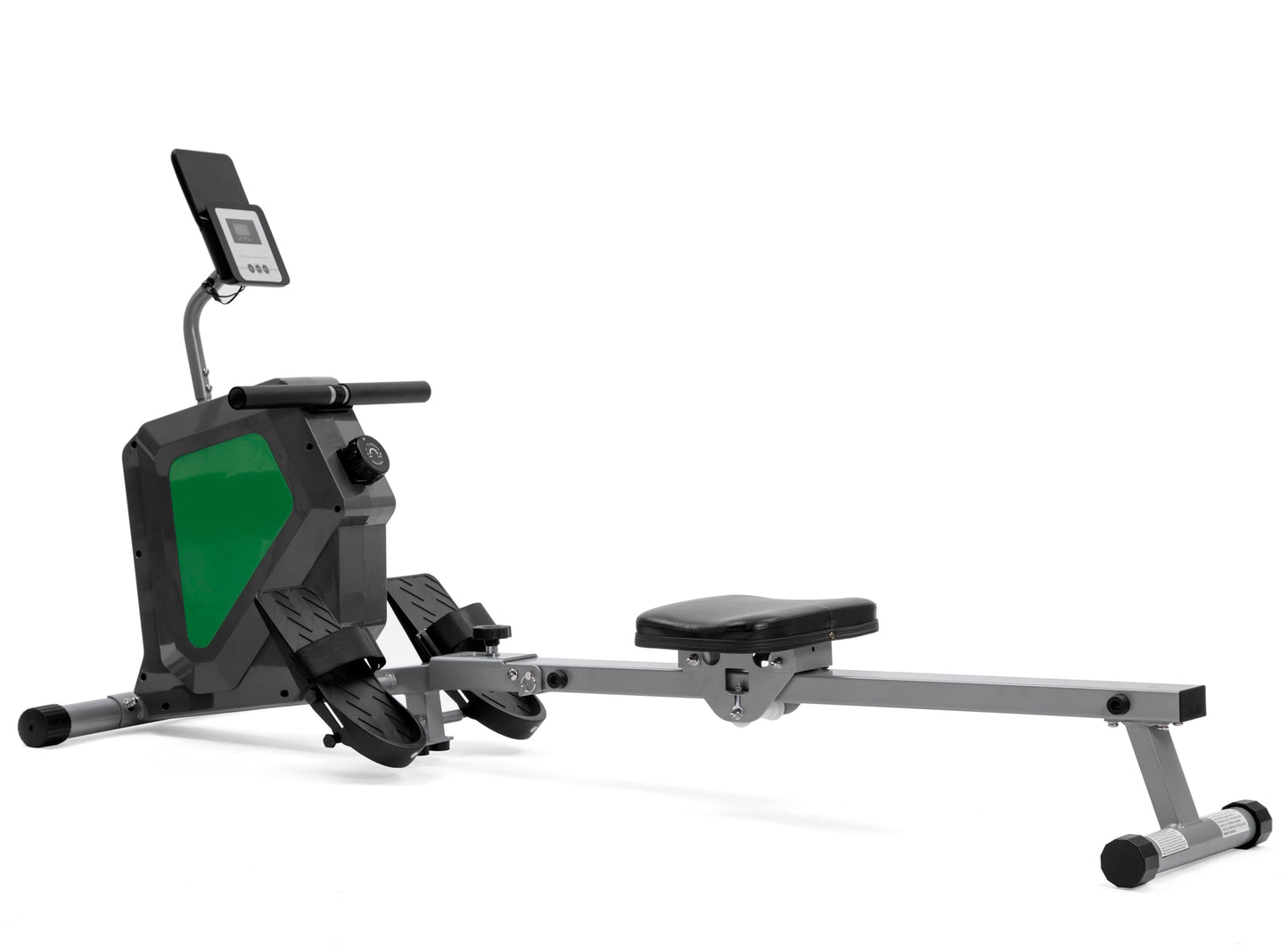 CUDOEEAI Magnetic Rowing Machine, Quiet Foldable Rower with 8-Level Resistance, LCD Monitor & Tablet Holder, Full-Body Low-Impact Cardio Equipment, Optional 2-in-1 Strength Training (Gray SRM2000)