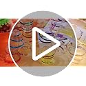 Gejoy 9 oz Rimmed Swirl Plastic Cups Disposable Wine Drinking Cups Clear Elegant Halloween Tumblers for Christmas Party Su...