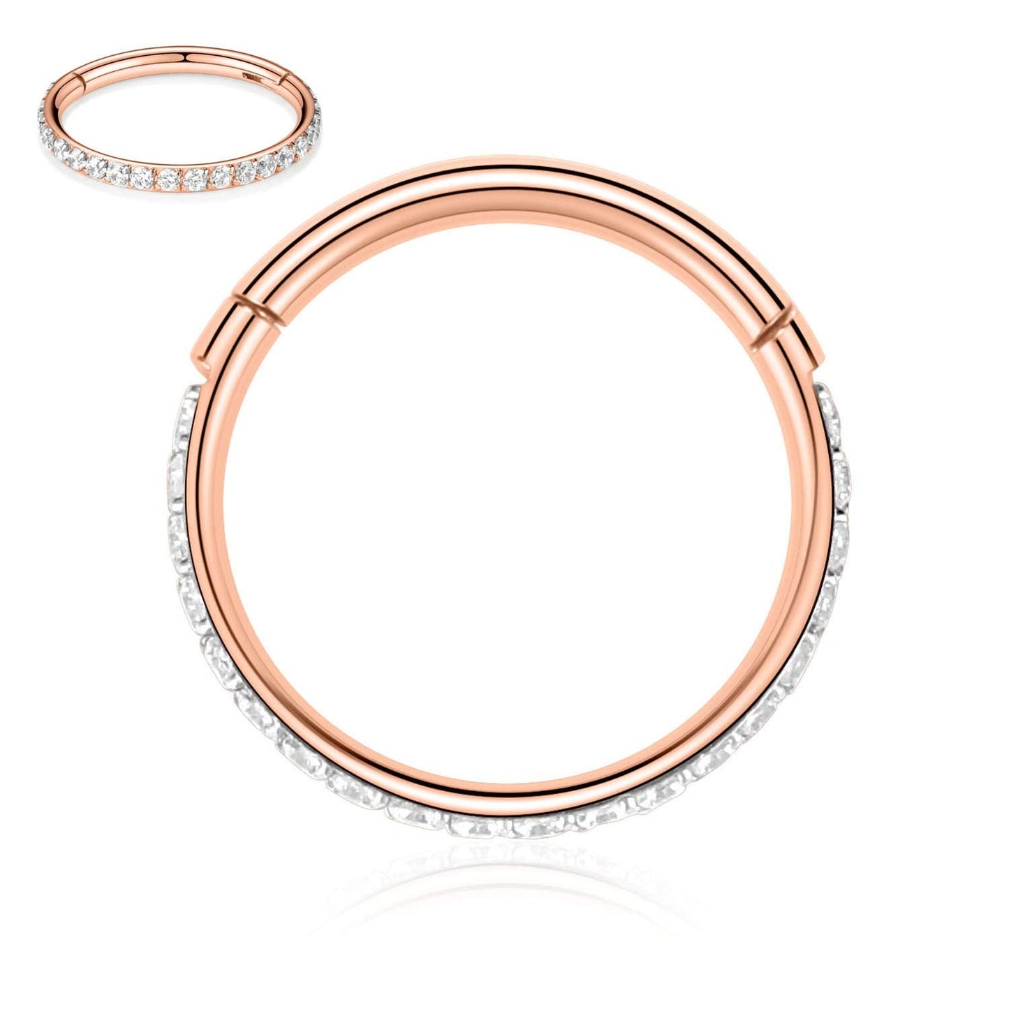 18G Septum Jewelry Hoop Nose Rings for Women Daith Earrings Surgical Steel Helix Piercing Jewelry Rook Rarring 8mm Cartilage Ear
