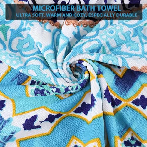 Pafusen Round Mandala Beach Towel Blanket/Boho Hippie Tapestry, Roundie Yoga Meditation Mat Picnic Rug, Bohemian Table Clo...