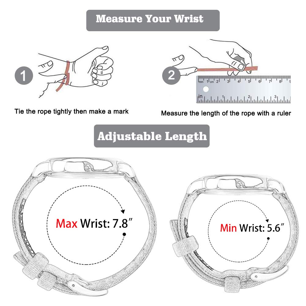 Ritche Christmas Gift 18mm Vintage Canvas Wristbands Quick Release Watch Band Replacement Watch Straps for Men Women, White Elephant Gifts, Stocking Stuffers for Men, Father's Day gifts