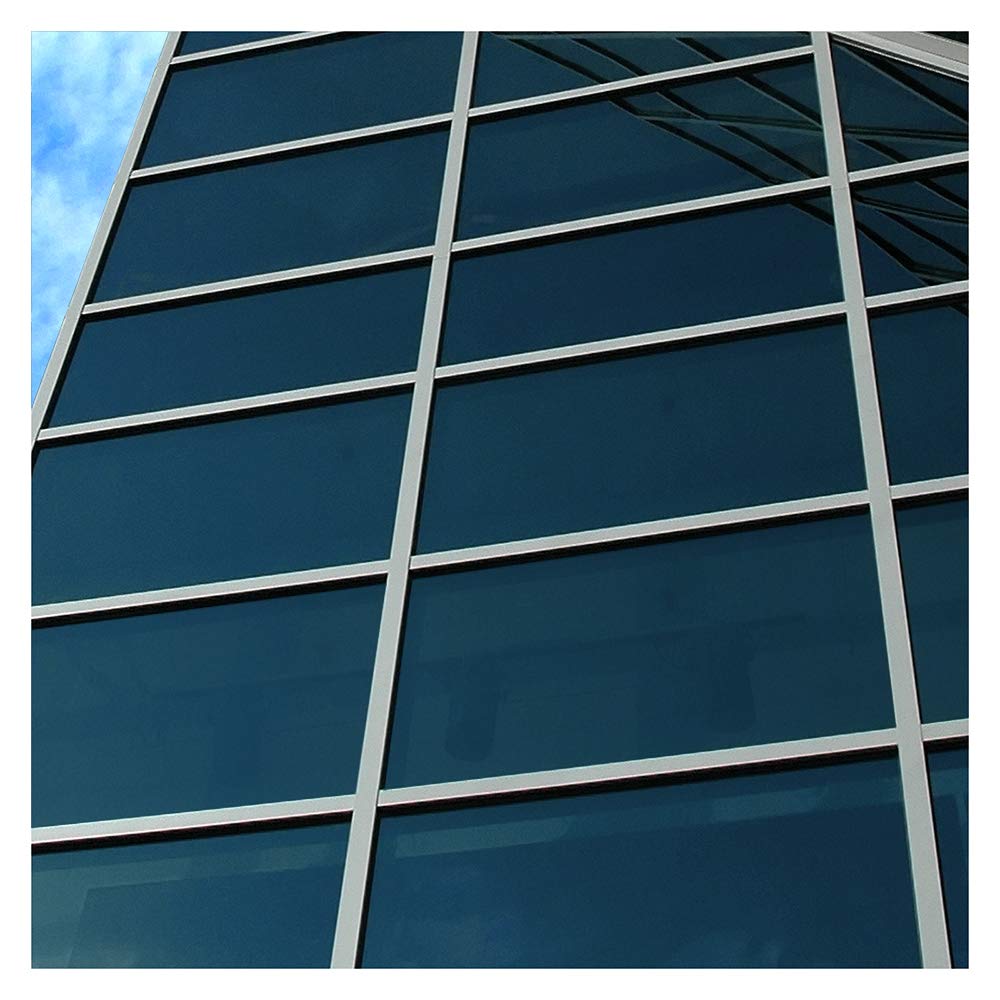 BDF EXNA20 Exterior Window Film Daytime Privacy and Sun Control Natural 20, Black (Dark) - 48in X 7ft