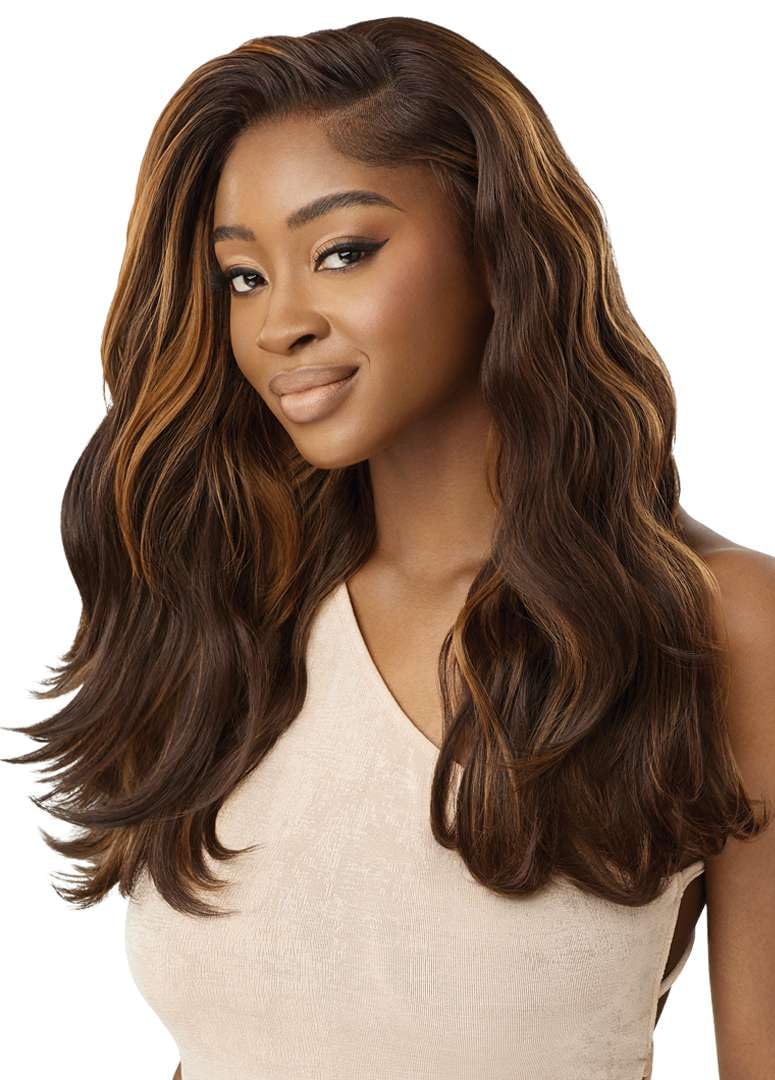 Outre Lace Front Wig - Perfect Hair Line 13X6 - Weslyn (OFF BLACK 1B)