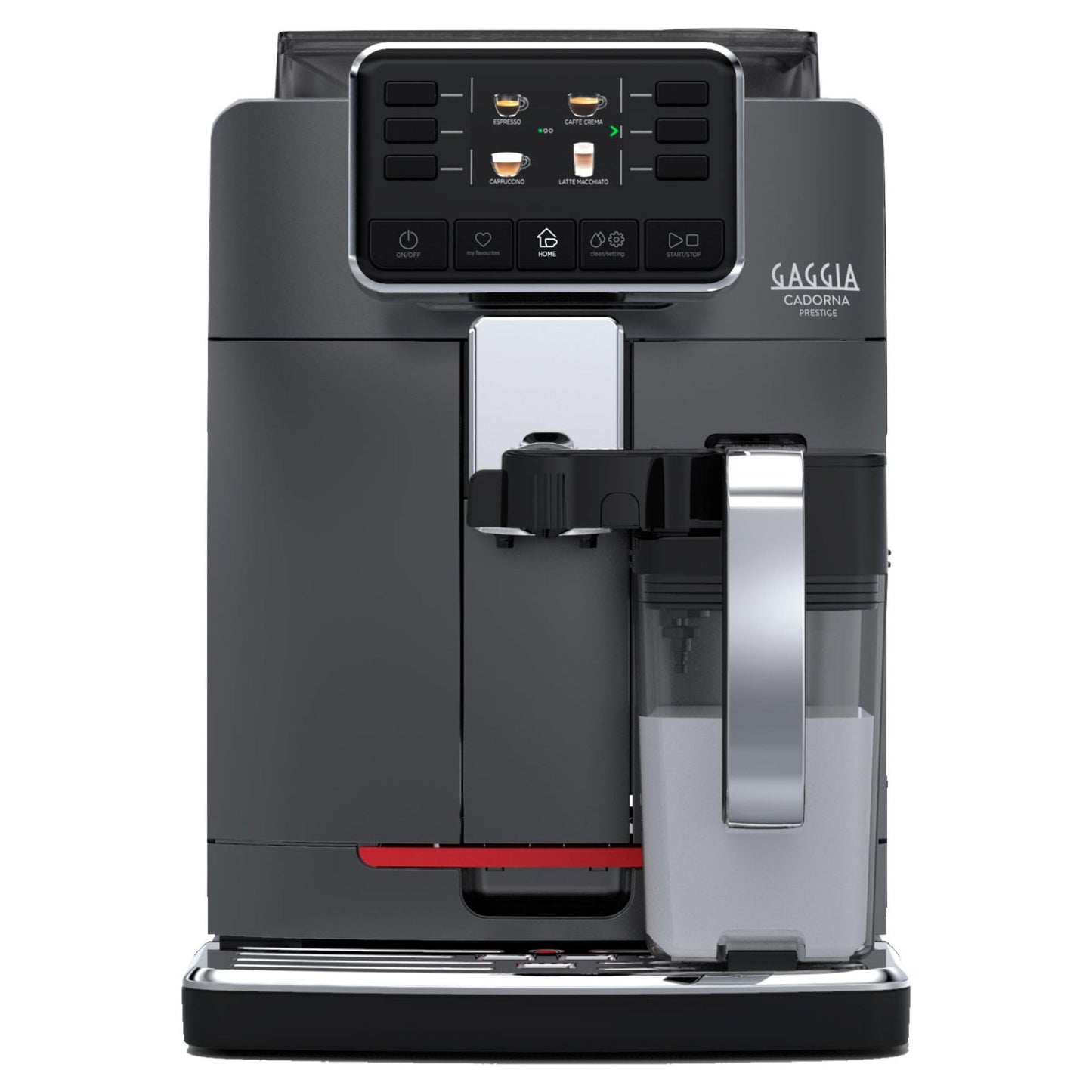 Gaggia Cadorna Prestige Super-Automatic Espresso Machine, Medium, 60.8 fl.oz. Anthracite