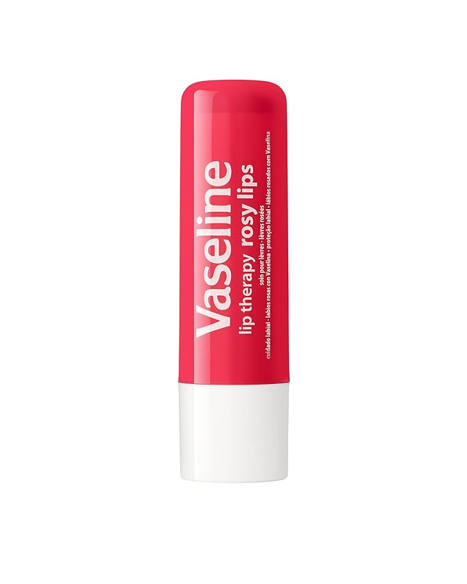 Vaseline Lip Therapy Care Rosy, Fast-Acting Nourishment, Ideal for Chapped, Dry, Cracked, or Damaged Lips, Lip Balm, 20-Pack, 0.16 Oz Each