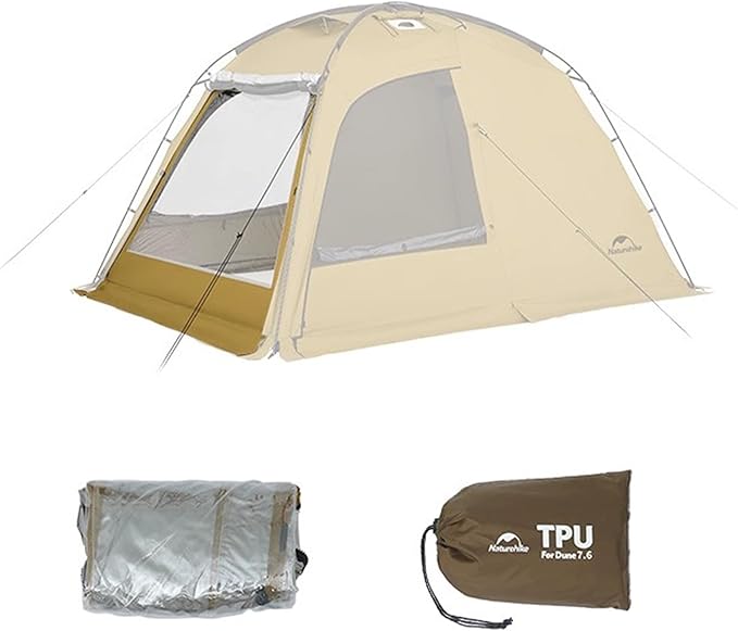 Naturehike Dune Hot Tent with Stove Jack, 117 sq ft 4 Seasons Camping Tent, 2-4 Person Waterproof Large Tent for Family, C...