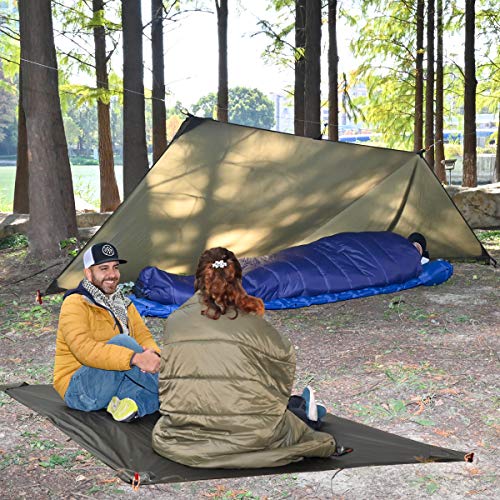 Onewind Compact Footprint, 4000mm Waterproof Rate PU Coating, 55" *39"Ultralight Camping Floor Ground Sheet with Carry Bag...