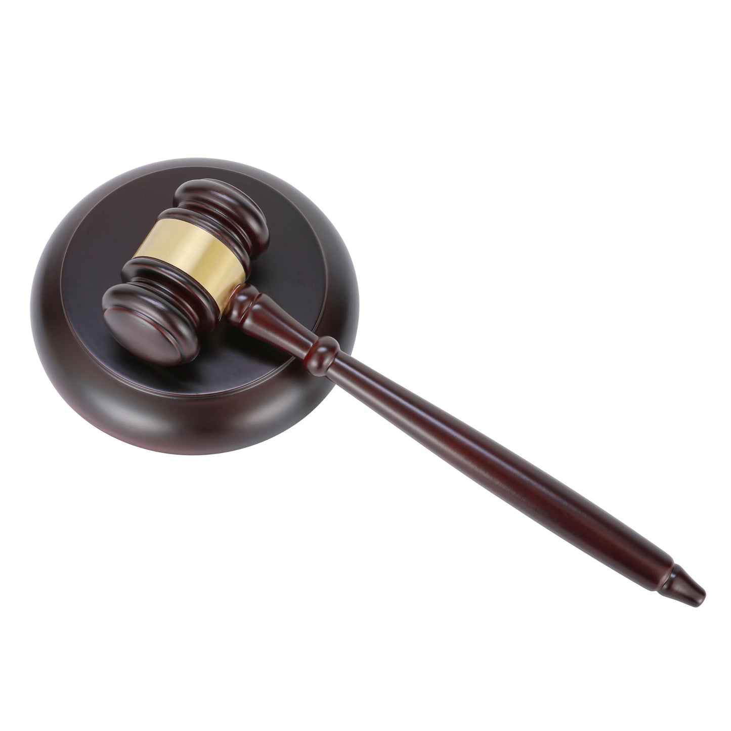 Apexstone Wooden Gavel and Block Set, Wooden Gavel and Sound Block Set for Lawyer Judge Auction Sale Gift