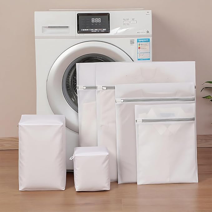 Mesh Laundry Bags Value Pack, 4-Pack Large 16x20 Inches for Delicates Bras Lingerie Socks