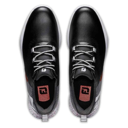 FootJoy Men's FJ Fuel Previous Season Style Golf Shoe, Black/Grey/Red, 10