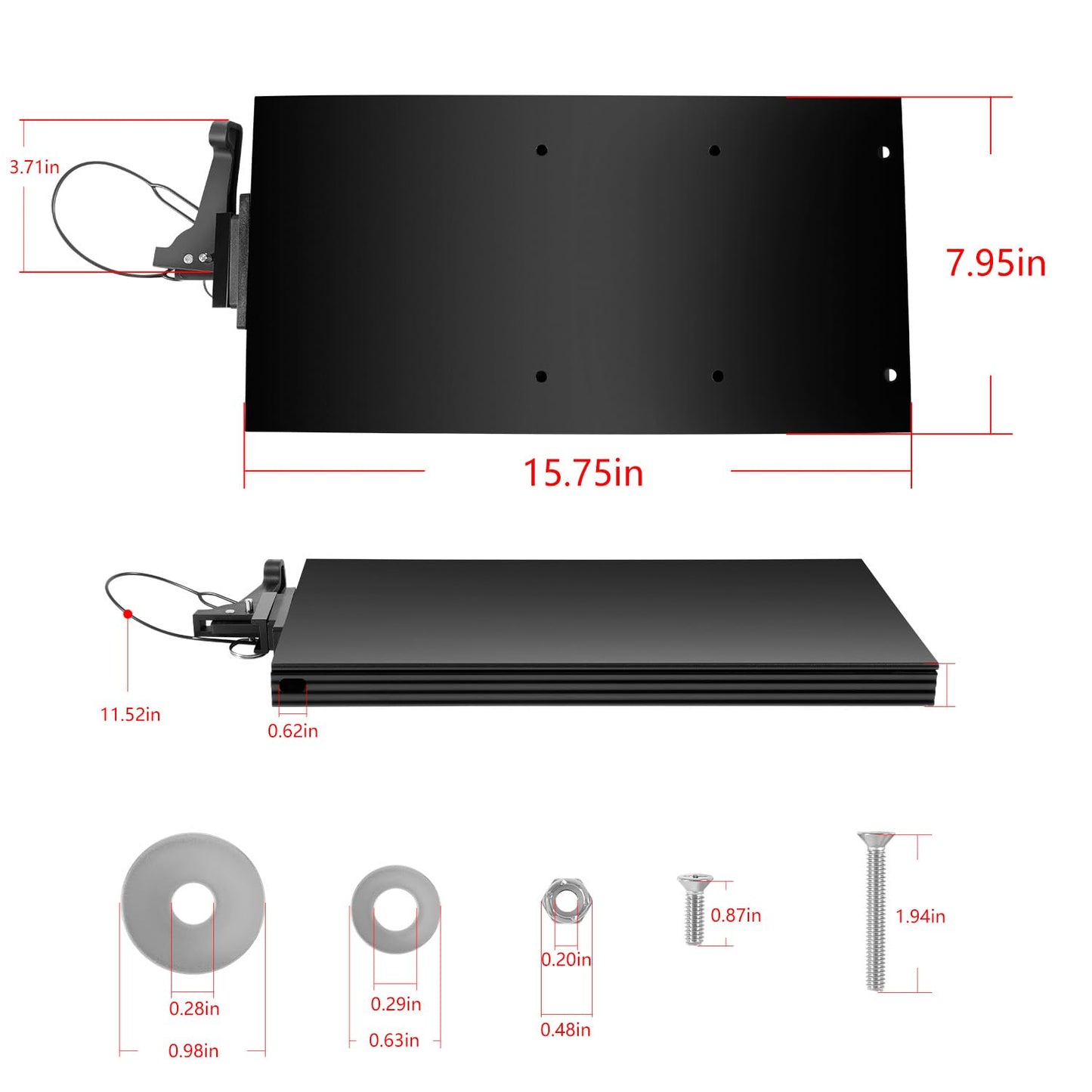 Replace for Minn Kota 1854051 MKA-51 Quick Release Bracket Electric Steer Trolling Motors