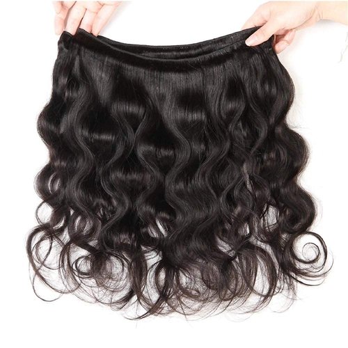 Body Wave Bundles Human Hair (20 22 24Inch) 10A Brazilian Human Hair Bundles Body Wave 3 Bundles 100% Unprocessed Brazilian Virgin Hair Body Wave 3 Bundles Human Hair Extensions Natural Black Color