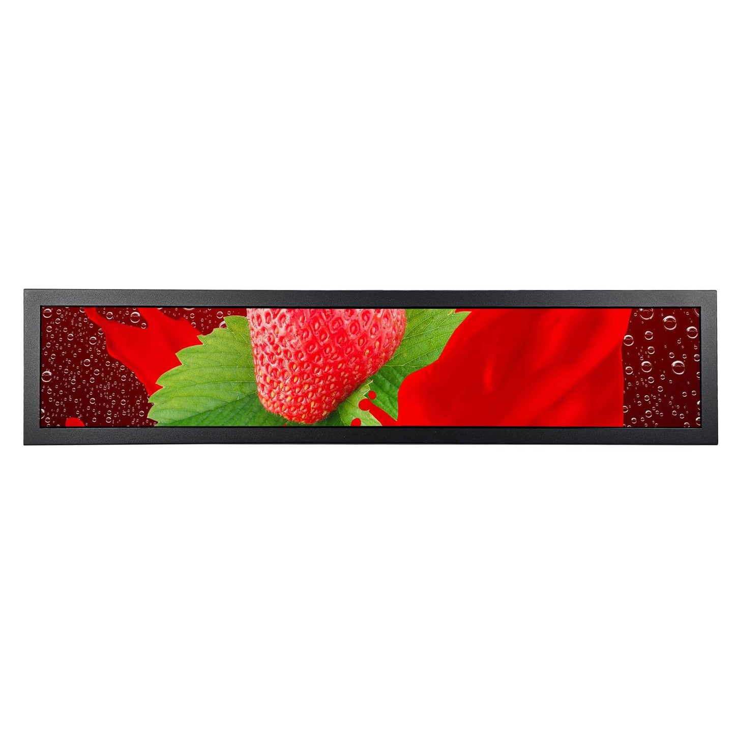 VSDISPLAY 28 Inch Long Stretched Bar LCD 1920x360 IPS Screen Monitor with USB Video Input,for Gaming Marquee Cabinet,Store Shelf Advertising,Digital Signage