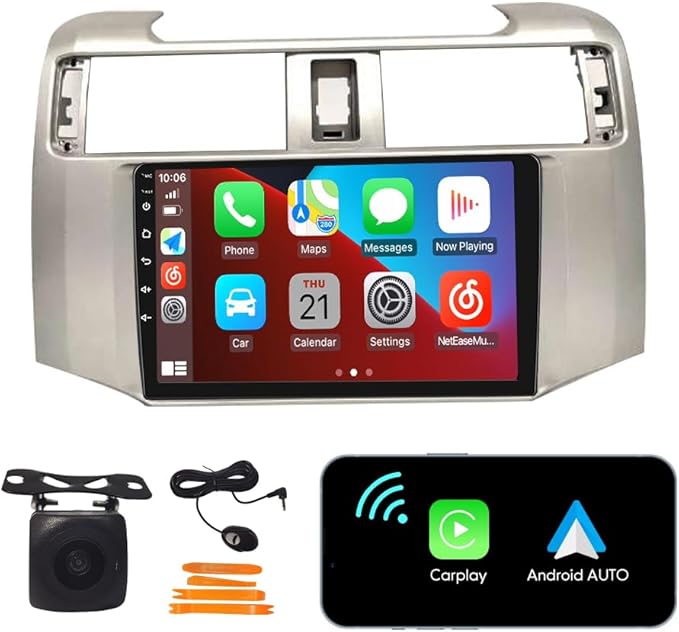 [2G+32G] 9" Carplay Android Auto Touchscreen Autoradio Car Stereo GPS Navigation FM Radio Head Unit WiFi Mirror Link Multi...