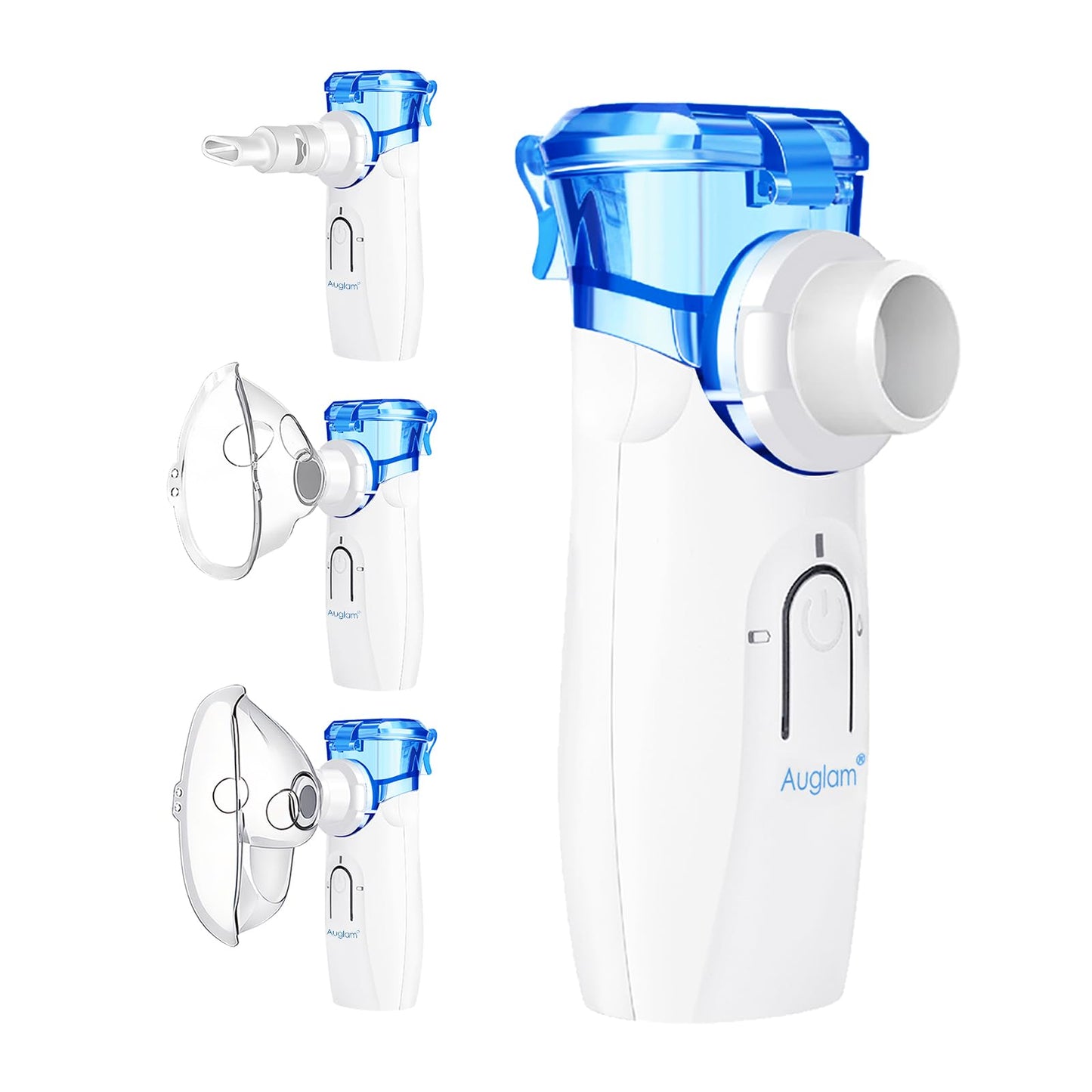 Ultrasonic Portable Nebulizer, USB Rechargeable Portable Nebulizer with Auto Clean for Adults Kids Travel Home Daily use