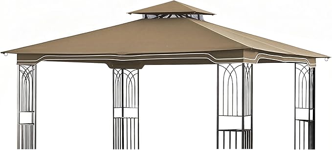 SCOCANOPY Replacement Gazebo Canopy for 10 x 12 Regency II Patio Gazebo Model L-GZ798PST,L-GZ798PST-E,A111014400,A10100410...