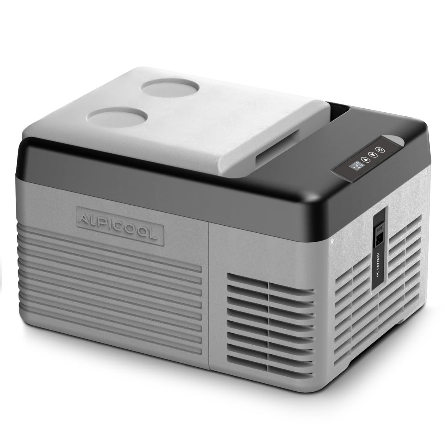 Alpicool Car Refrigerator 12 Volt Portable Car Fridge 10 Quart（9 L Electric Cooler with AC/DC，Car Refrigerator Freezer for Truck Van RV Camper SUV, Camping Boat Travel，-4~68°F