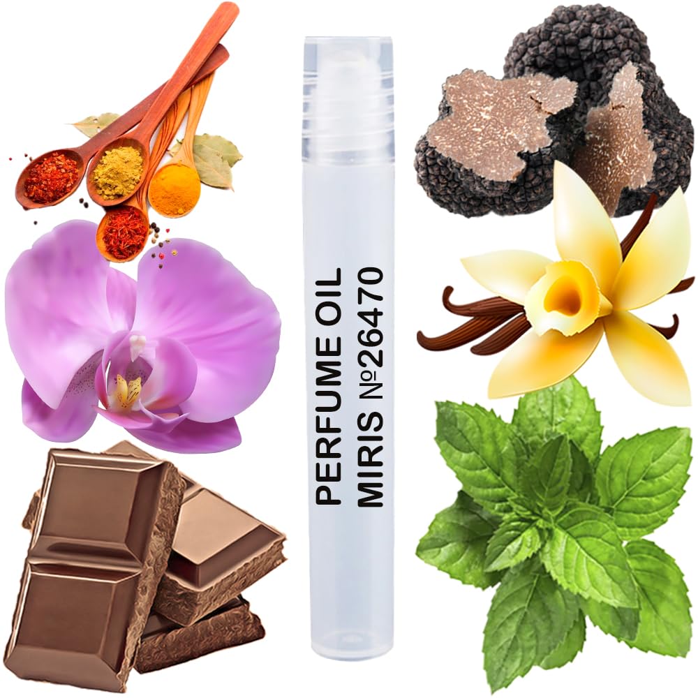 MIRIS No. 26470, Inspired by Black Orchid, Long-Lasting Perfume Oil for Women Roll-On, Rollerball 0.34 Fl Oz / 10 ml