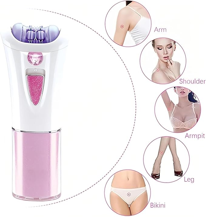 Glabrouse Skin Epilator,2025 New Glamorous Skin Facial Hair Remover for Women Face, Women's Electric Shaver for Underarm Hair Removal Ladies' Hair Removal Device (1)