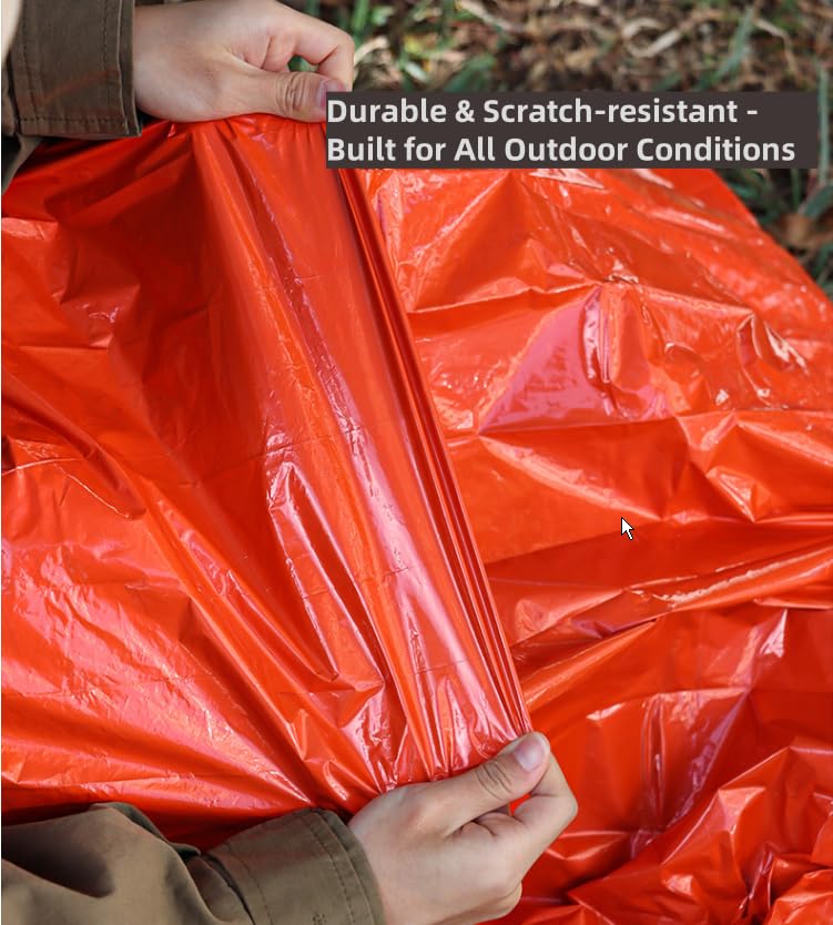 Sleeping Bags, Portable Sleeping Bag Waterproof Blanket for Camping Hiking and Other Outdoor Activities, Orange