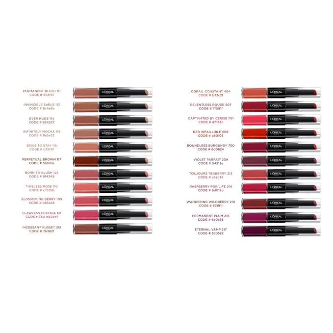 L'Oréal Paris Infallible Pro Last 2 Step Lipstick, Berry Chic, 1 fl. oz.