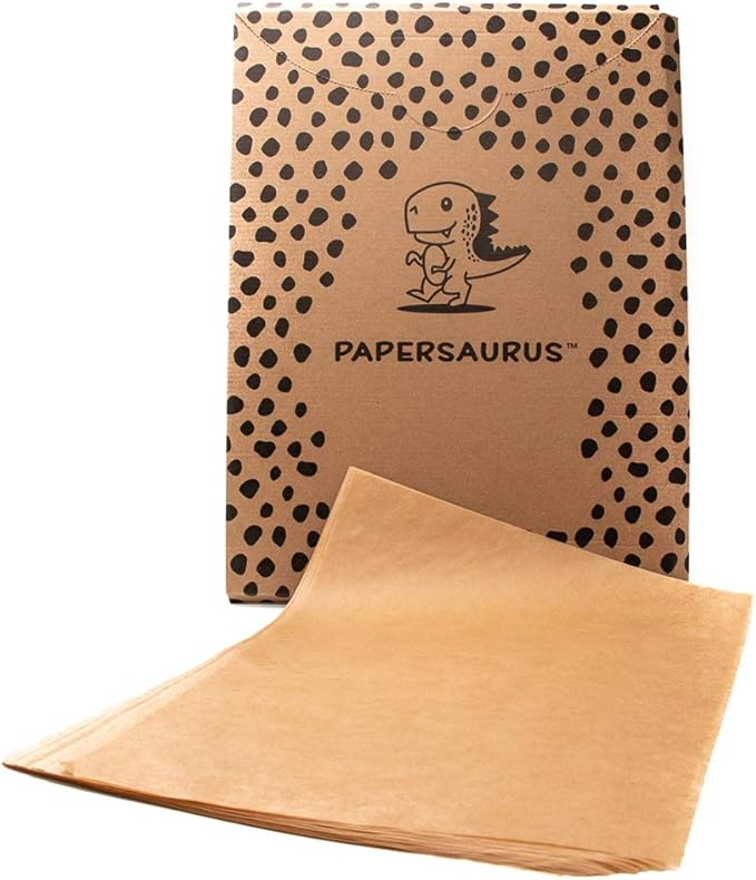 The Paper Store Pre-Cut Parchment Paper Sheets – 12”x16”, Non-Stick, Unbleached for Oven Cooking, Baking, and Air Frying, 150 Sheets