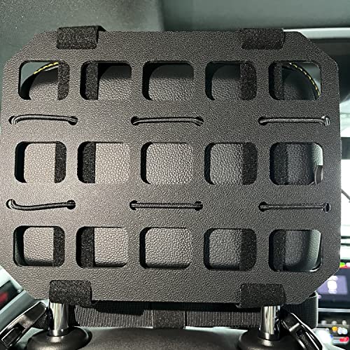 Dotacty Vehicle MOLLE Panel Car Visor Organizer Storage Rack Rigid Insert Panel for Backpack Tactical Accessories Gear Hol...