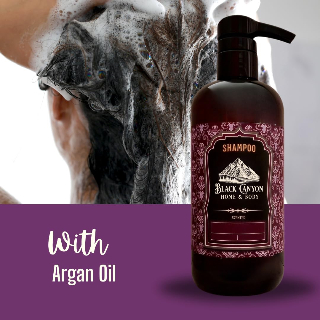 Black Canyon Simply Sensual Scented Argan Oil Hair Shampoo, 16 Oz