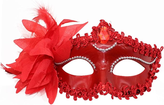 MYMENU Masquerade Mask for Women Venetian Masks for Halloween Costume Cosplay Party Prom Ball