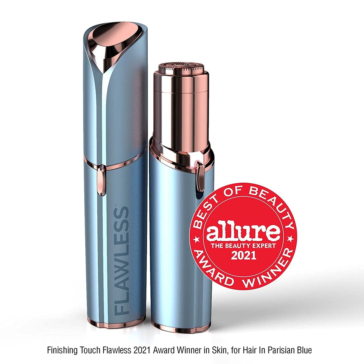 Finishing Touch Flawless Women's Painless Hair Remover, Coral Rose Gold