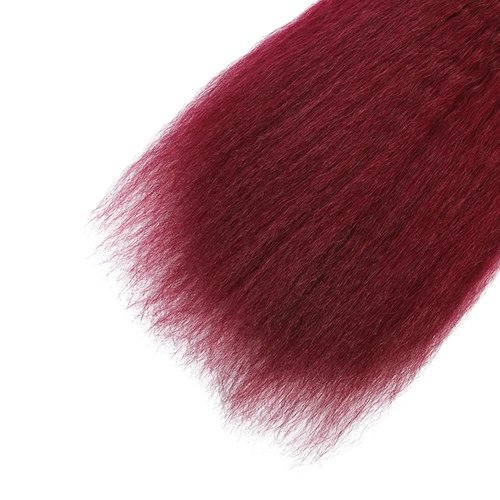 Red Human Hair Bundles 99J Kinky Straight Bundles 20 22 24 inch Burgundy Bundle Human Hair 99j Bundle