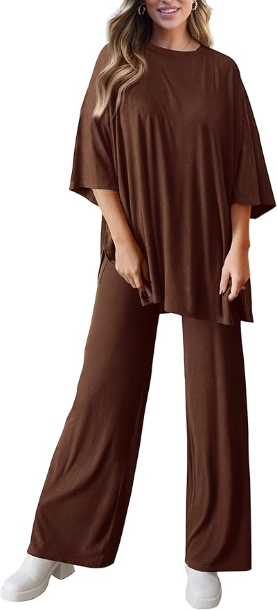 PRETTYGARDEN Two Piece Sets for Women Summer Fashion Lounge Matching Set 2026 Spring Travel Vacation Airport Outfits Clothing