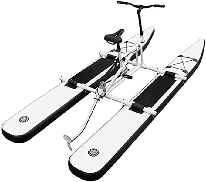 SUP Water Bike, Water Bike Inflatable Kayak Lake Bike Boat, Water Bike with Paddle Board Lake Pedal Bike Boat