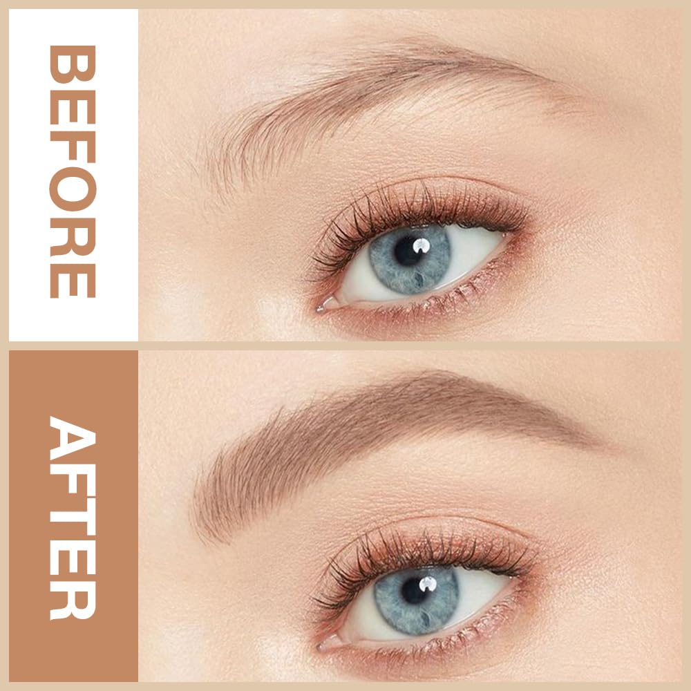 12 Pcs Ultimate Eyebrow Retractable Definer Pencils,Dual-Sided Natural Soft Textured Eyebrow Pencil, for Daily Look Eyebrow Make