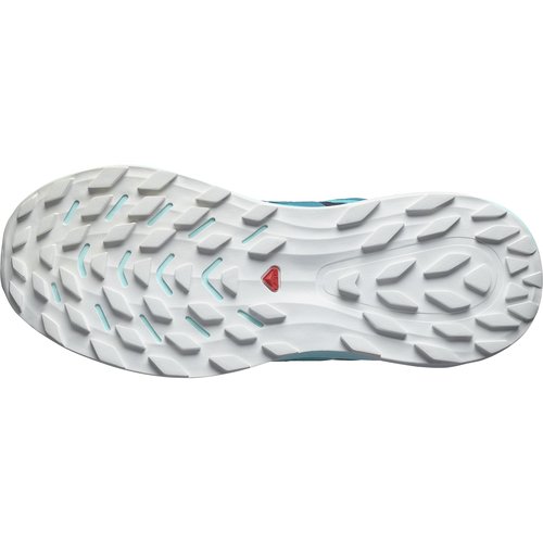 Salomon Women’s Ultra Flow Trail Running Shoes - Carbon/Peacock Blue/White - 5