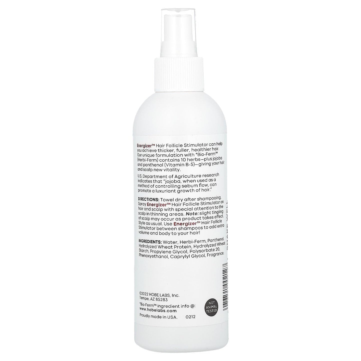 Hobe Labs Energizer Hair Follicle Stimulator - 8 Fl Oz