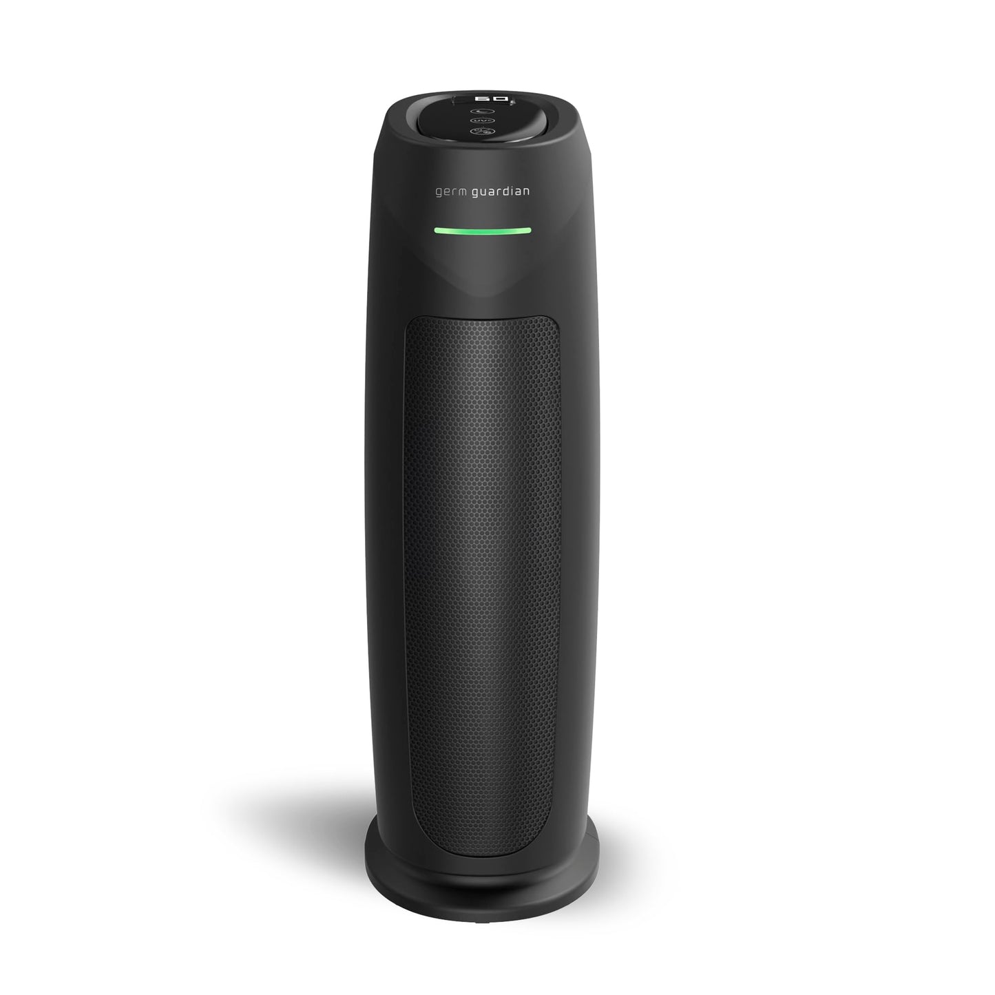 GermGuardian HEPA Indoor Large Room Air Purifier for Home - Pet Dander, Dust, Pollen, Smoke, and Odors in Bedroom, Office, and Kitchen - Air Quality Monitor and UV-C Light Combo - Black