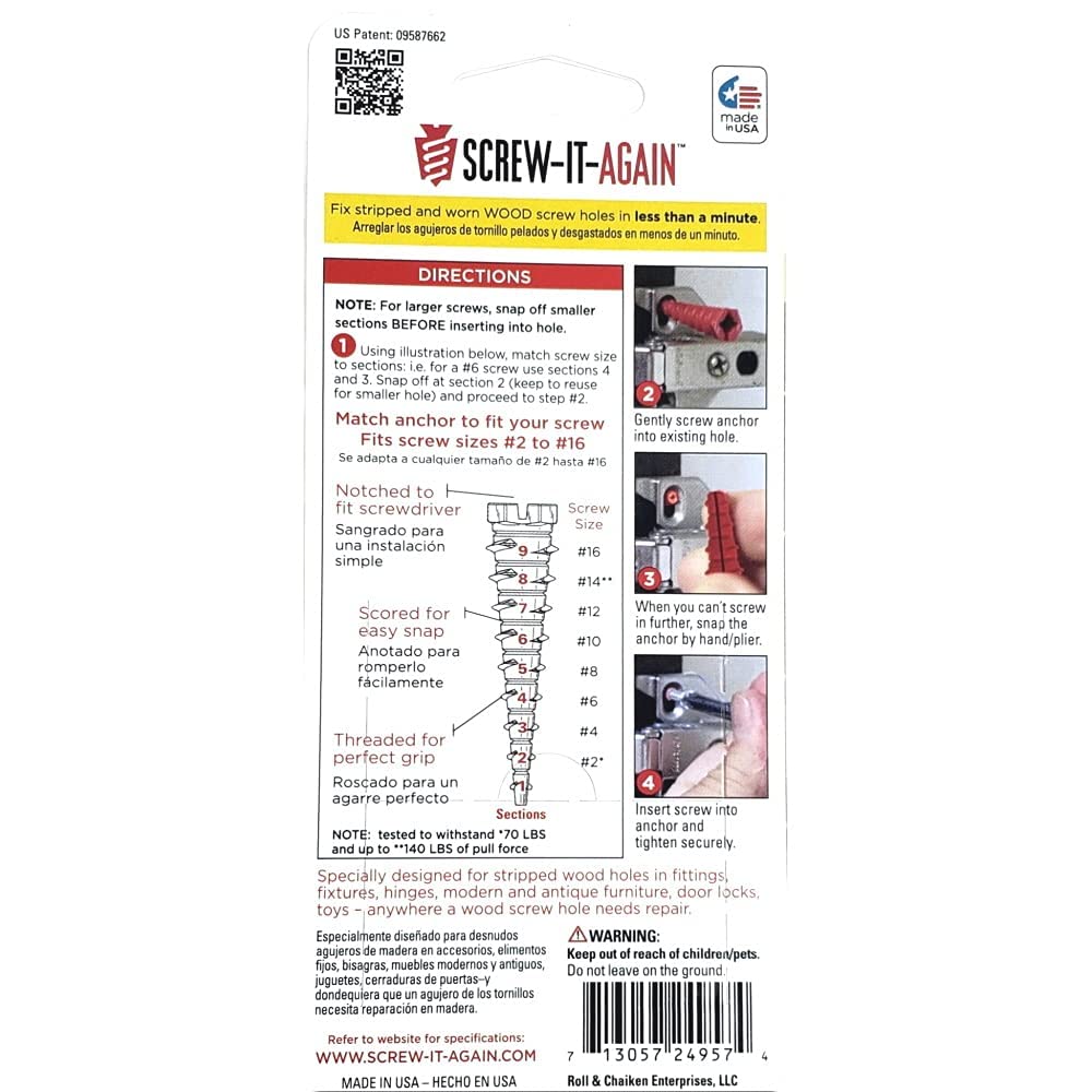 Screw It Again EMW5953260, 10 Count