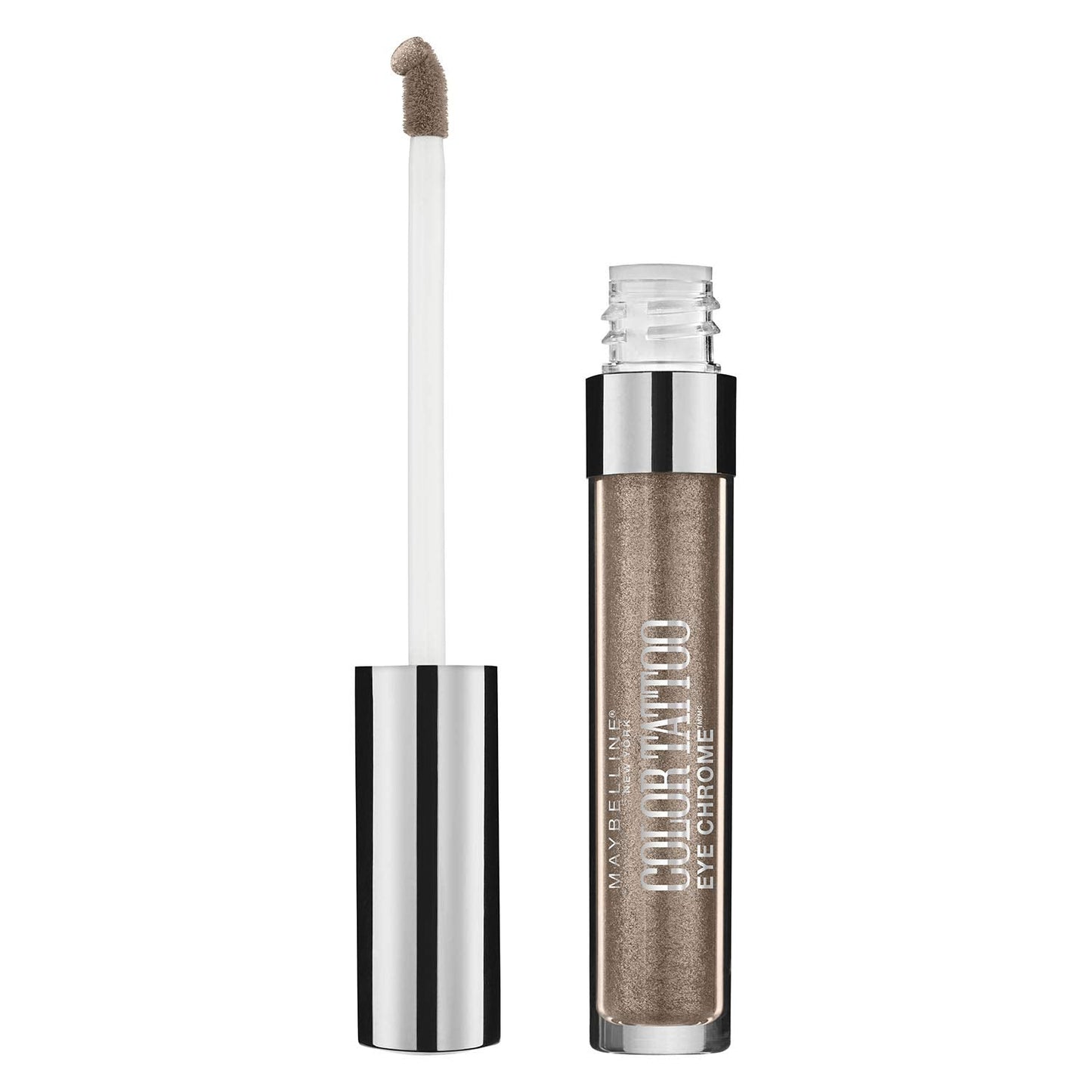 Maybelline New York Color Tattoo Eye Chrome Eyeshadow, Fool's Gold, 0.11 fl. oz.