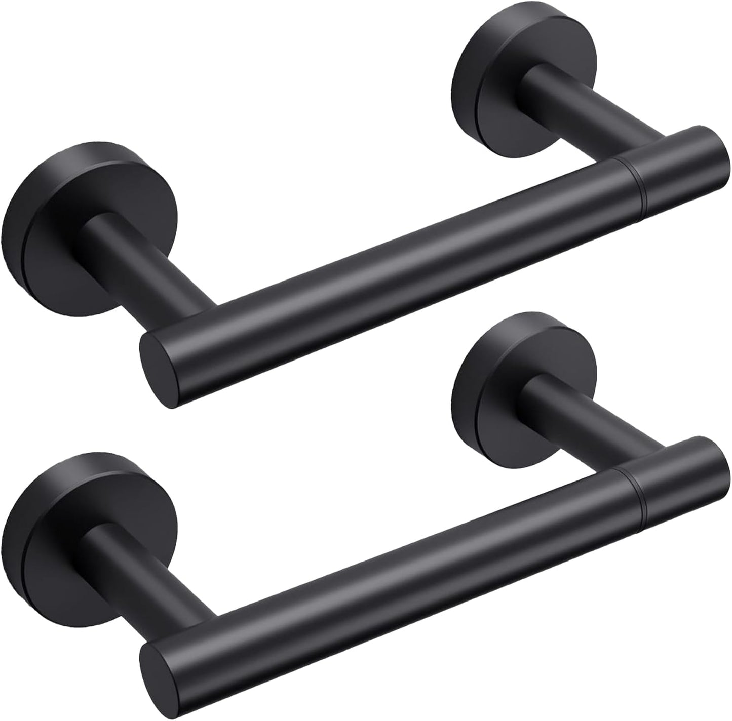 Day Moon™ (2 Pack) Matte Black Toilet Paper Holder - Black Toilet Paper Holder Wall Mount