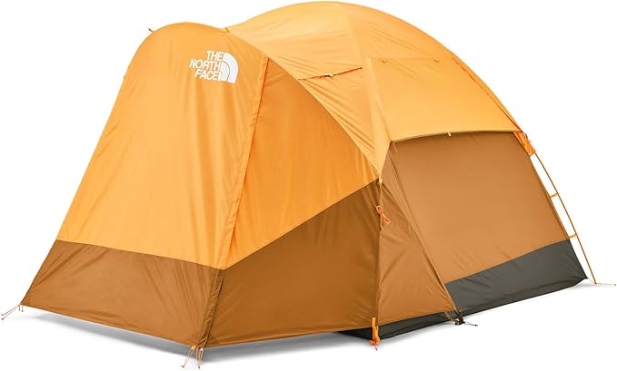 The North Face Tents Wawona 4 Tent - Four-Person Camping Tent, Water Repellent, Spacious & Easy to Set Up, Attached Vestibule