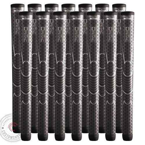 Set of 9 Winn Dri-Tac Oversize (+1/8") Golf Grip ? Ultimate Comfort, Tackiness, and Shock Absorption for All-Weather Playability