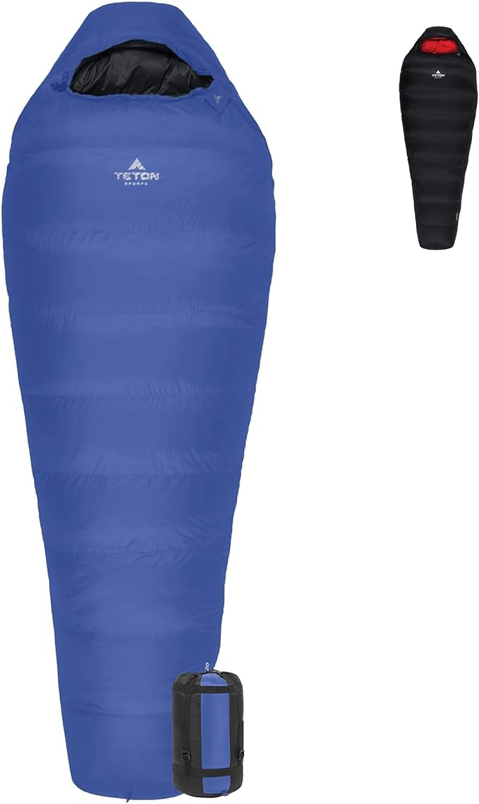 TETON Sports ALTOS, 20 Degree and 0 Degree Sleeping Bag for Adults, Lightweight Warm Mummy Sleeping Bag for Camping, Hikin...