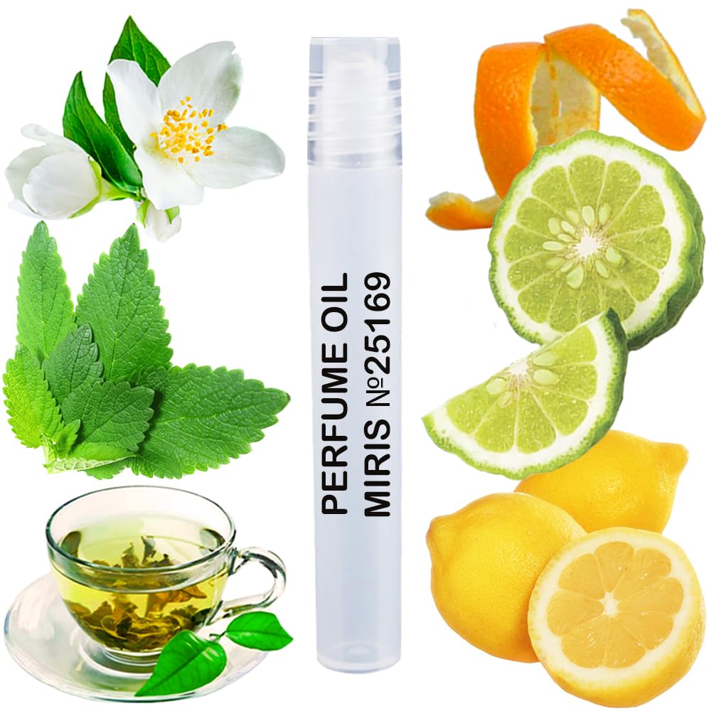 MIRIS No. 25169, Inspired by Green Tea, Long-Lasting Perfume Oil for Women Roll-On, Rollerball 0.34 Fl Oz / 10 ml