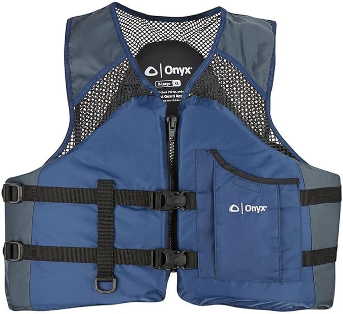 Onyx Mesh Classic Sport USCG Approved Life Jacket for Boating, Fishing, Hunting