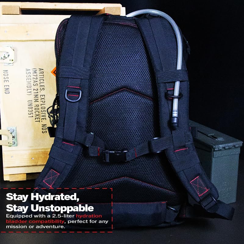 DDT Death Dealer Tactical Venom 48 Hour Assault Backpack, Color Bloodline